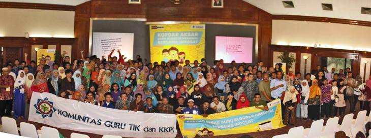 Para peserta kopdar akbar guru blogger nasional bersama Indosat